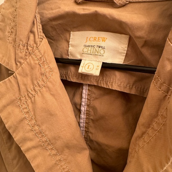 J. Crew Women’s Classic Twill Chino Jacket Size L - Picture 3 of 6